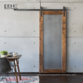 Made in china wood sliding glass barn door